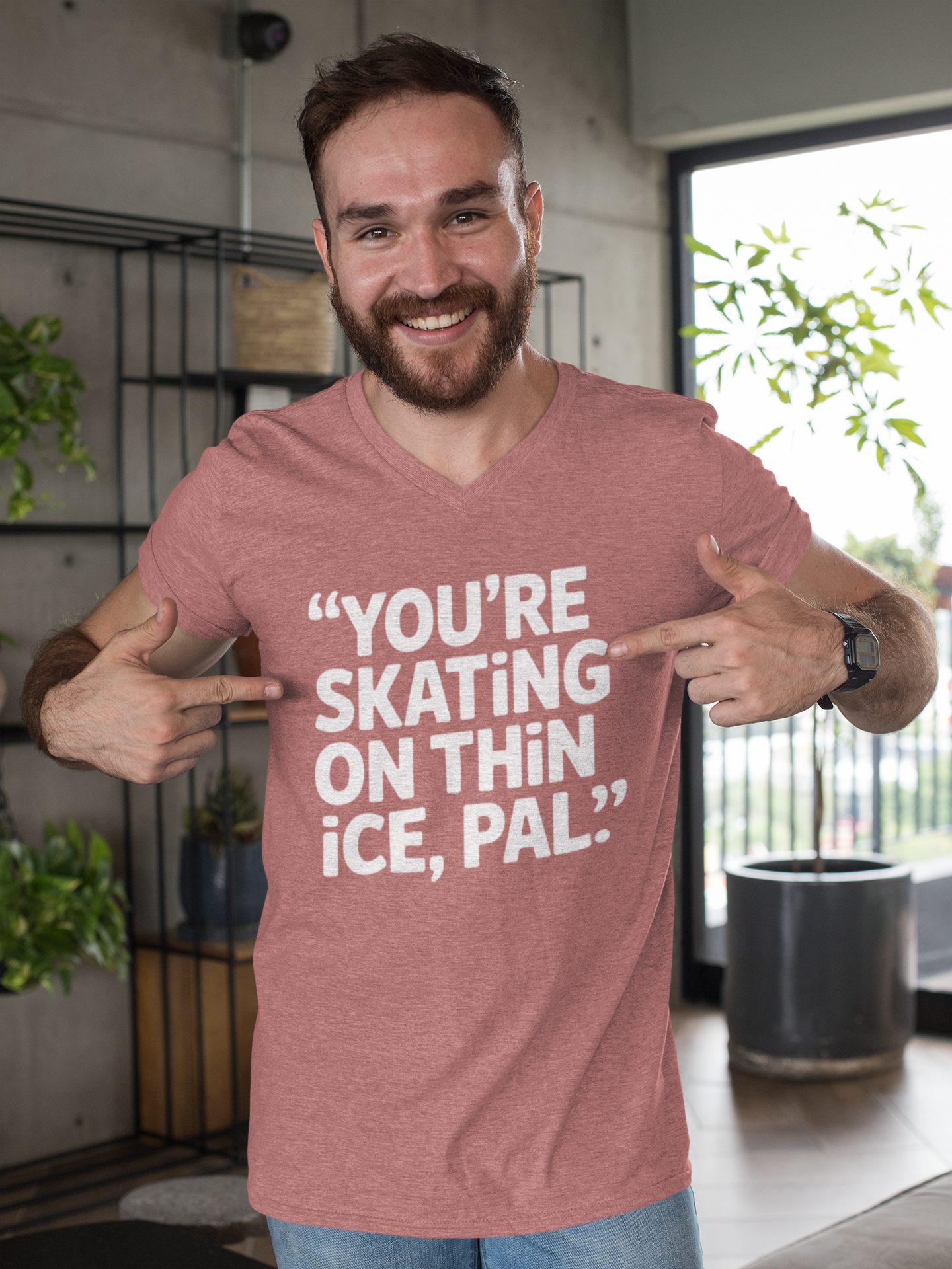 Person wearing an SWPS Tees shirt